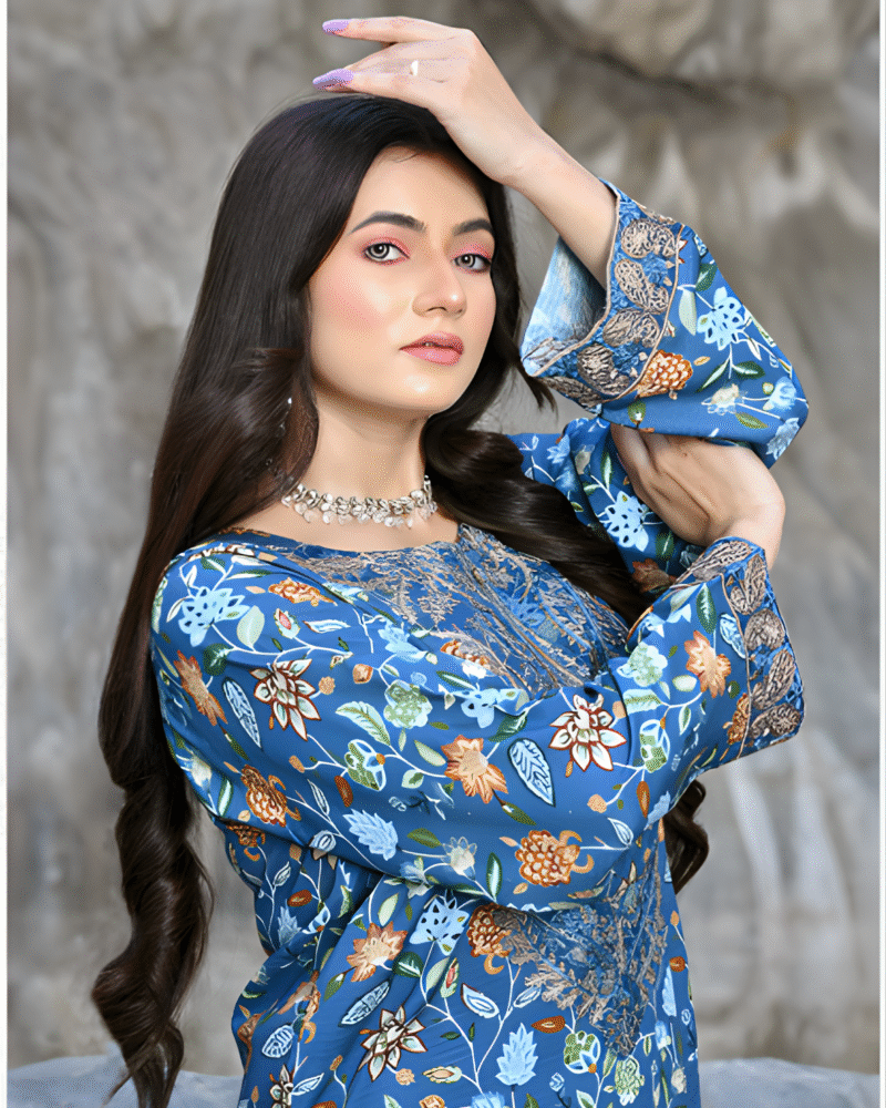 Bana Dhora Stitched Suit – Perfect for Casual & Festive Occasions" - Image 3